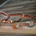 Light oil show halter. Southwest Design Horse size